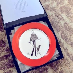 Ruben Toledo dessert plates for Nordstrom